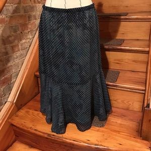 Christopher & Banks Reversible Midi Skirt. M